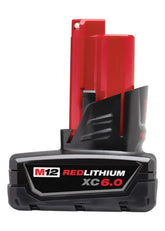 美版美沃奇Milwaukee M12 REDLITHIUM XC 擴展容量和緊湊型電池 1.5AH/2.0AH/4.0AH/6.0AH MILWAUKEE美沃奇(美行)